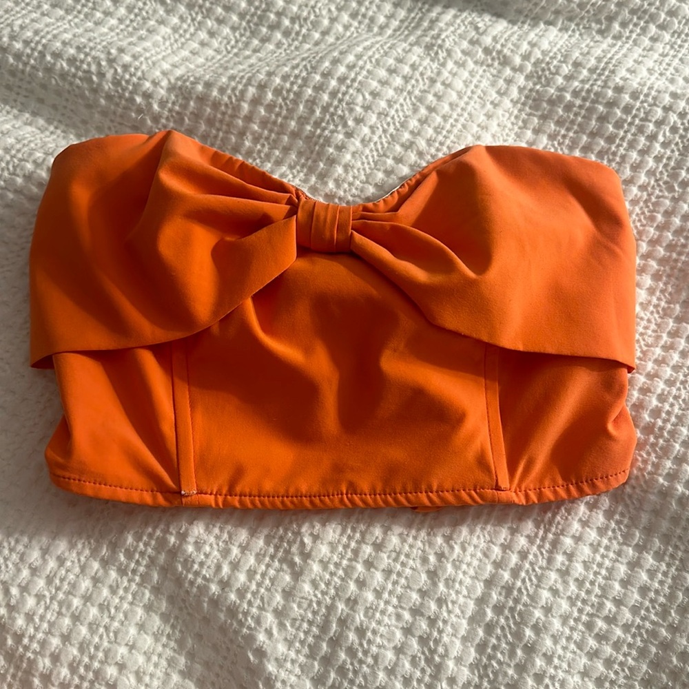 Orange Corset Top